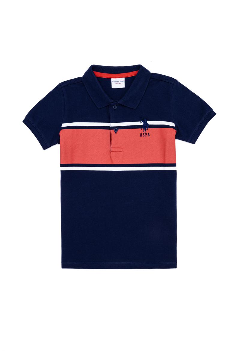 Erkek Çocuk Lacivert Polo Yaka Tişört