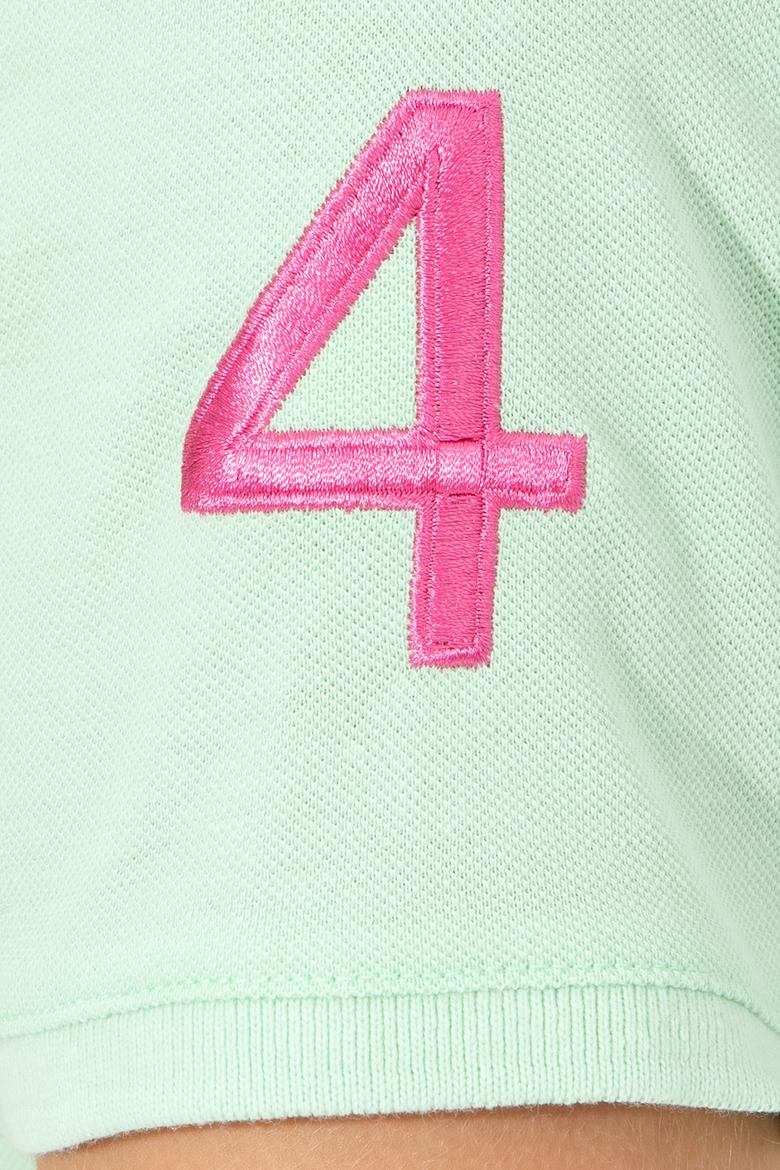 Kadın Mint Basic Polo Yaka Tişört - 50246283112