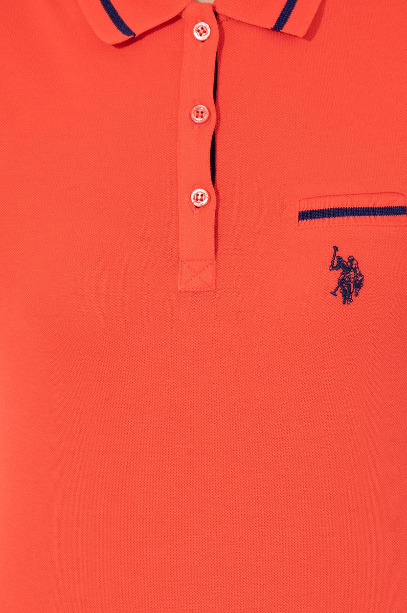 Kadın Kırmızı Polo Yaka Tişört