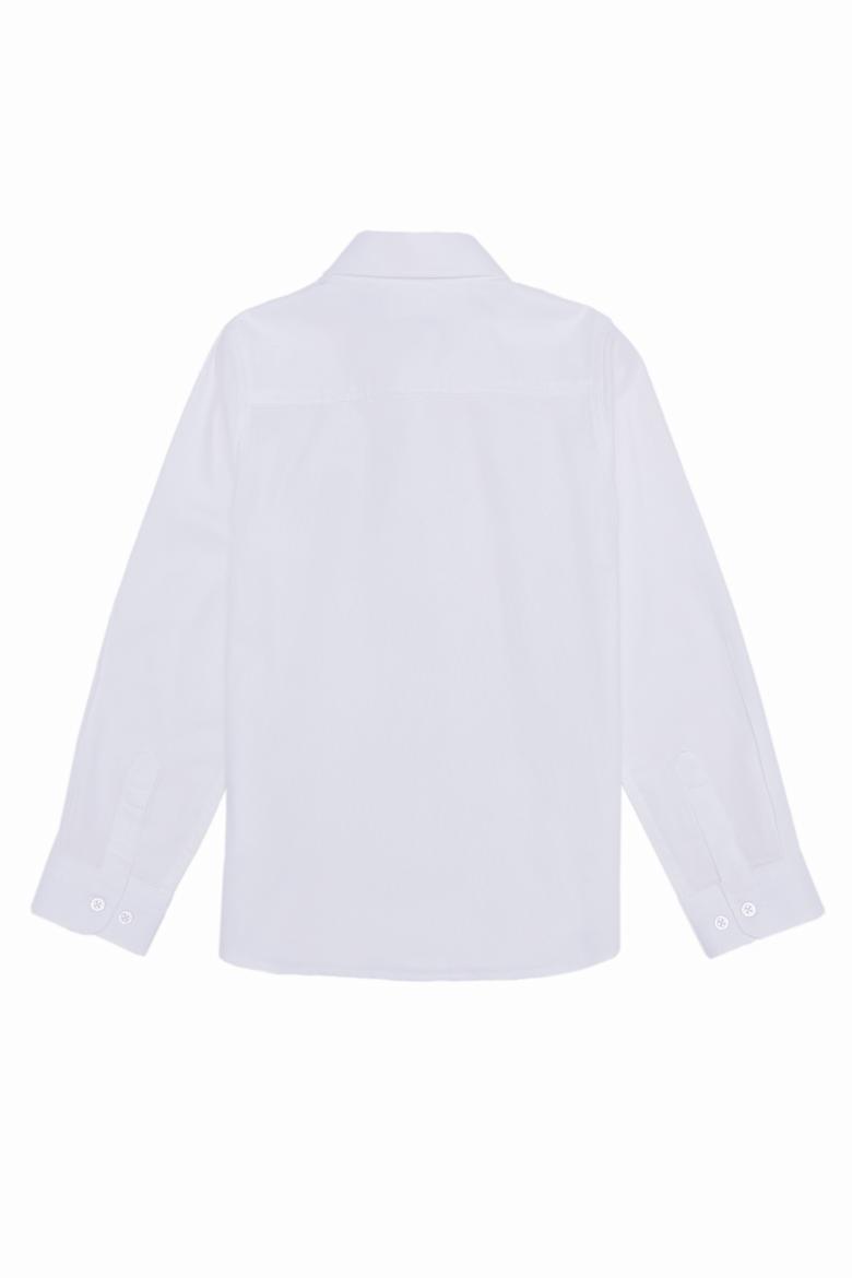 Kız Çocuk Beyaz Uzun Kollu Gömlek - 50256731007