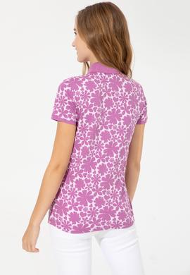 Kadın Manolya Polo Yaka Tişört - 50251907015