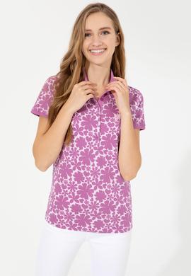 Kadın Manolya Polo Yaka Tişört - 50251907015