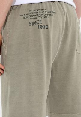 Erkek Haki Örme Şort - 50246582021