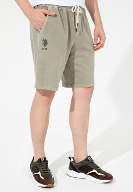 Erkek Haki Örme Şort - 50246582021