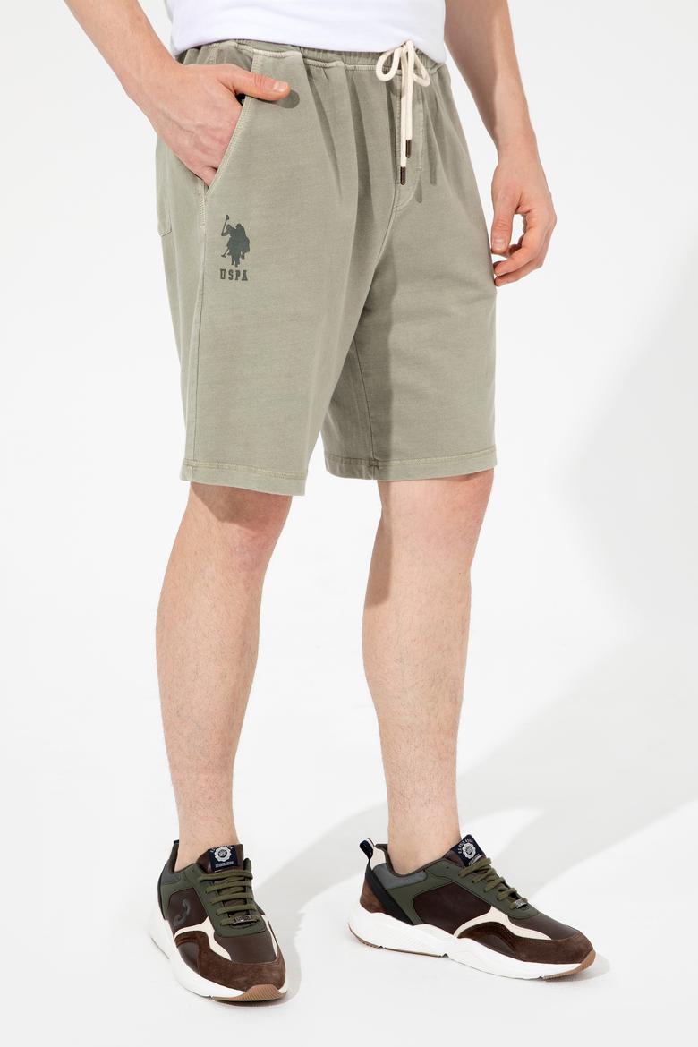 Erkek Haki Örme Şort - 50246582021