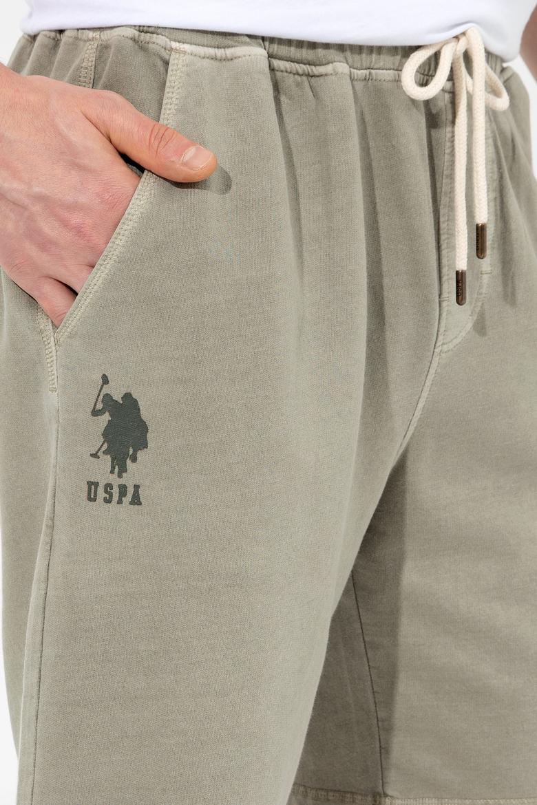 Erkek Haki Örme Şort - 50246582021