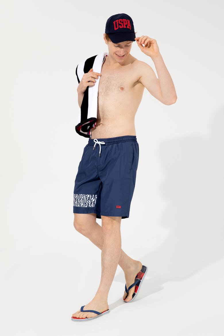 Erkek Lacivert Deniz Şortu
