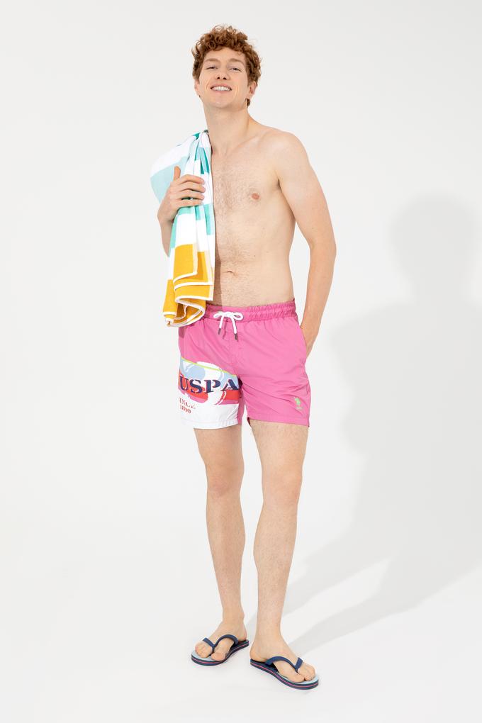 Erkek Pembe Deniz Şortu