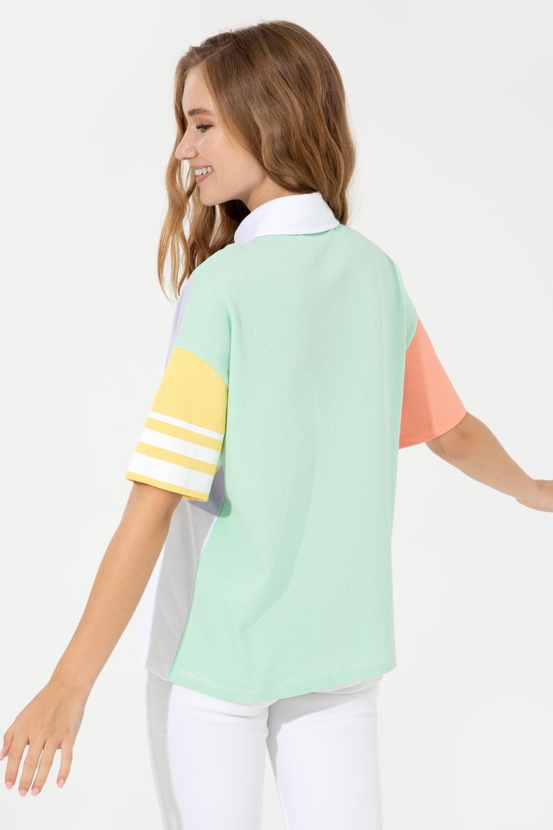 Kadın Lila Tişört - 50249047007