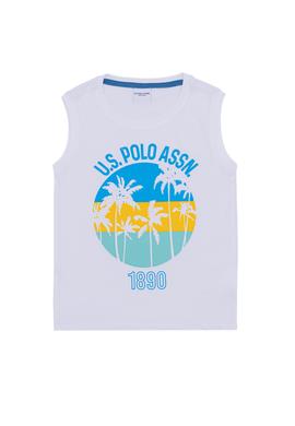 Çocuk Beyaz Atlet Tişört - 50252245011