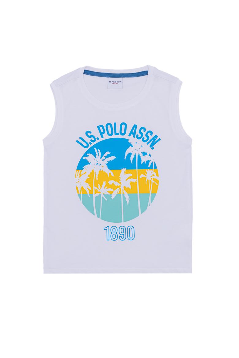 Çocuk Beyaz Atlet Tişört