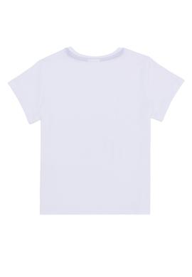 Çocuk Beyaz Bisiklet Yaka Tişört - 50253258004