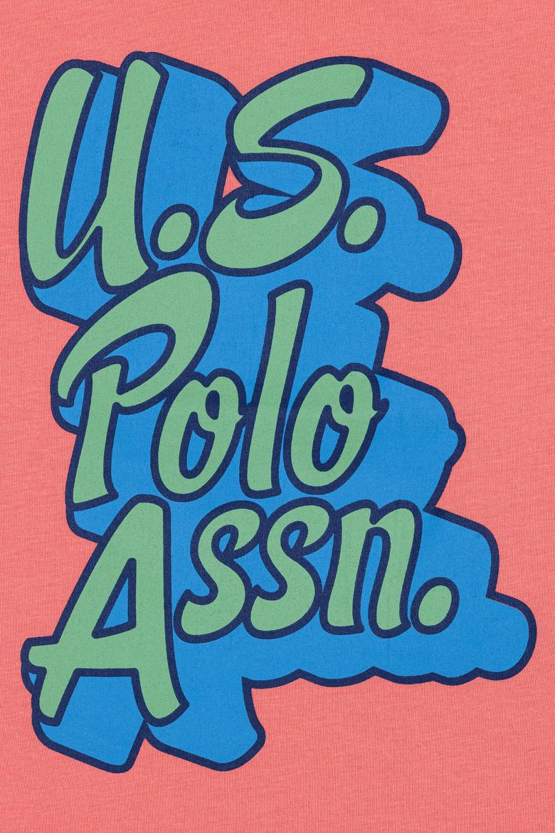 Çocuk Nar Çiçeği Bisiklet Yaka Tişört - 50254109013