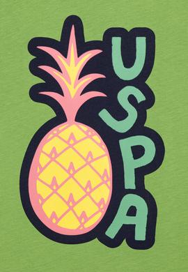 Çocuk Yeşil Bisiklet Yaka Tişört - 50253258033