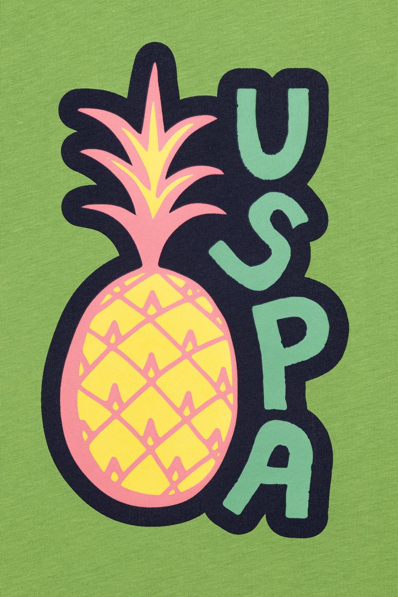 Çocuk Yeşil Bisiklet Yaka Tişört - 50253258033