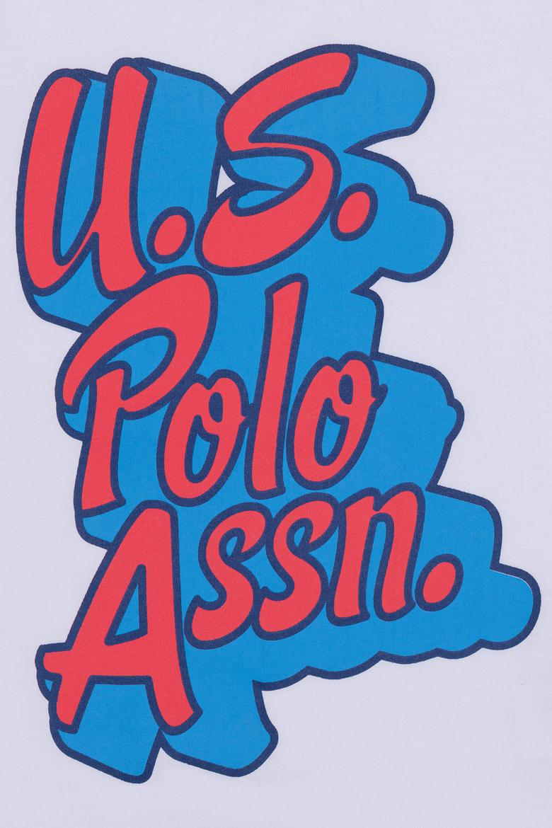 Erkek Çocuk Beyaz Bisiklet Yaka Tişört - 50254109002