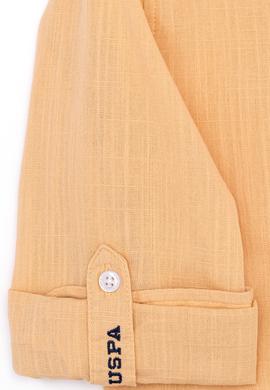 Erkek Çocuk Turuncu Uzun Kollu Basic Gömlek - 50254327094