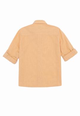 Erkek Çocuk Turuncu Uzun Kollu Basic Gömlek - 50254327094