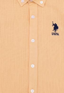 Erkek Çocuk Turuncu Uzun Kollu Basic Gömlek - 50254327094