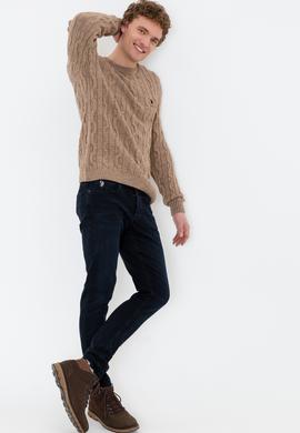 Erkek Camel Melanj Kazak - 50237619041