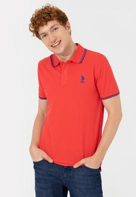 Erkek Kırmızı Basic Tişört - 50249146056