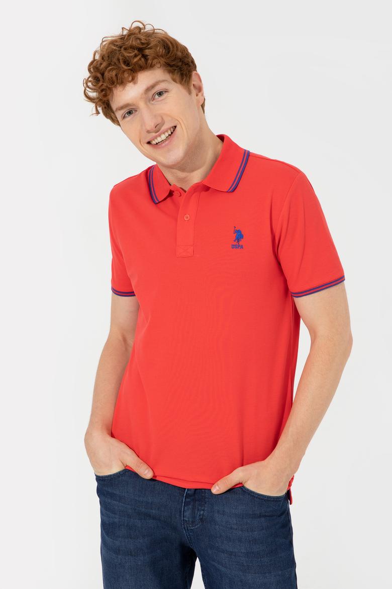 Erkek Kırmızı Basic Tişört - 50249146056