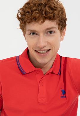 Erkek Kırmızı Basic Tişört - 50249146056