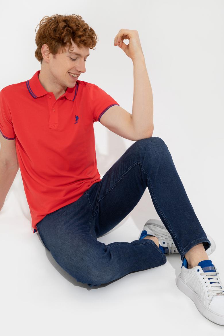 Erkek Kırmızı Basic Tişört