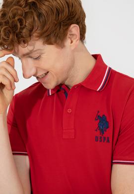 Erkek Koyu Kırmızı Polo Yaka T-Shirt - 50247368026