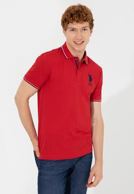 Erkek Koyu Kırmızı Polo Yaka T-Shirt - 50247368026