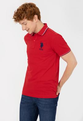 Erkek Koyu Kırmızı Polo Yaka T-Shirt - 50247368026
