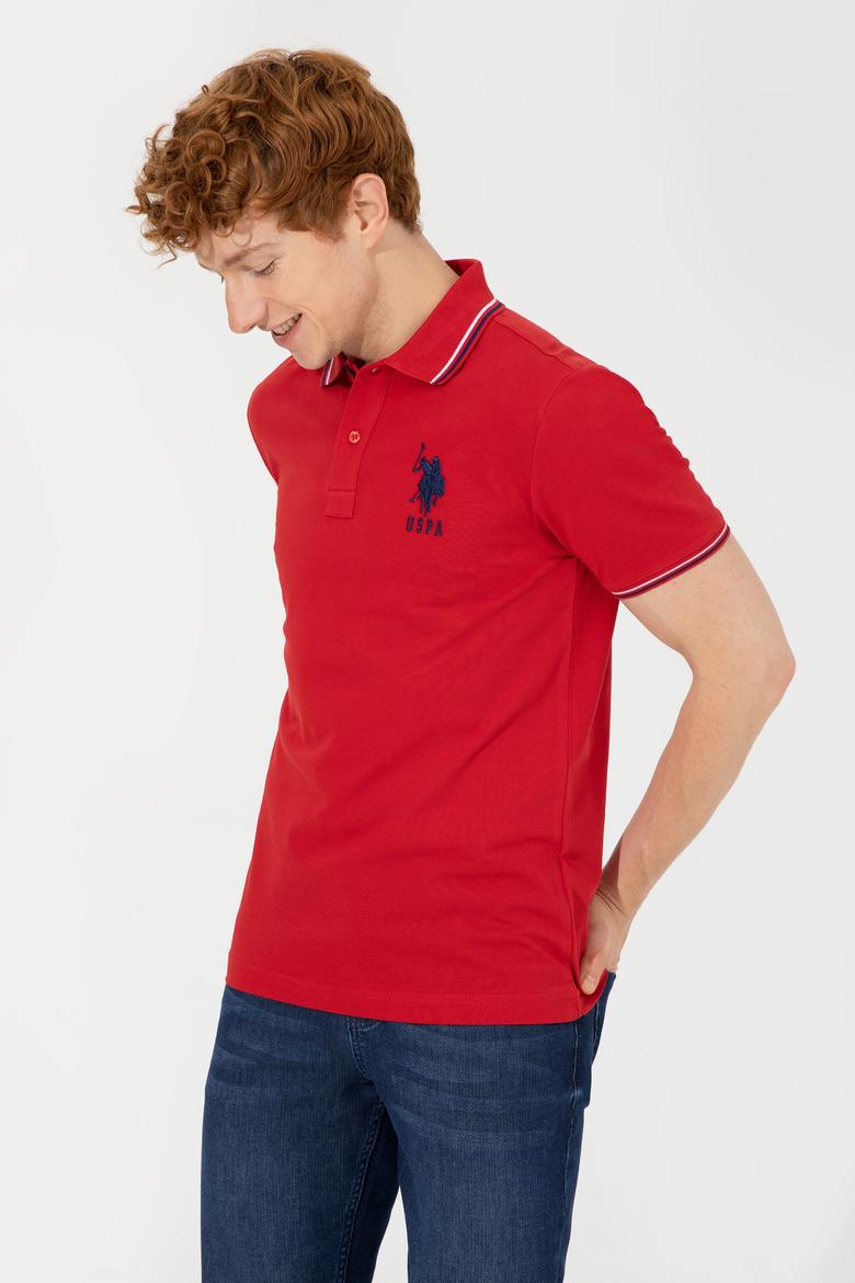 Erkek Koyu Kırmızı Polo Yaka T-Shirt - 50247368026