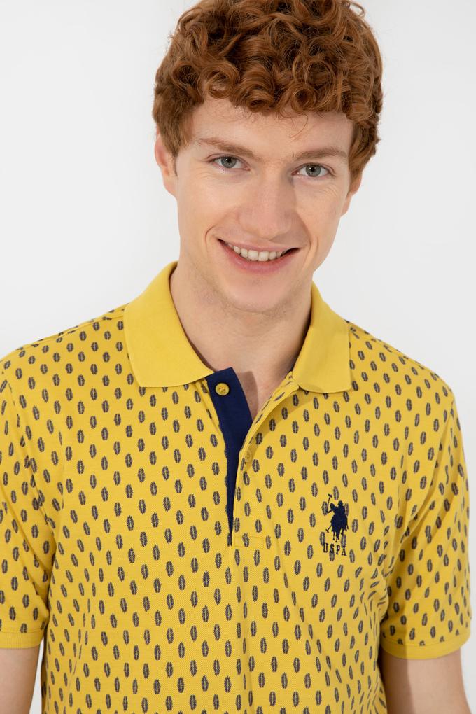 Erkek Safran Polo Yaka Tişört