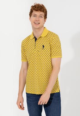 Erkek Safran Polo Yaka Tişört - 50249167026