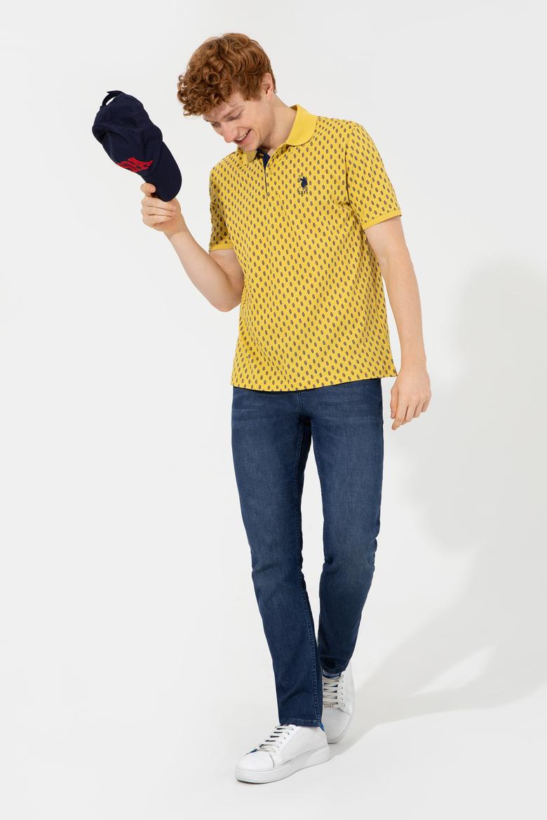 Erkek Safran Polo Yaka Tişört - 50249167026