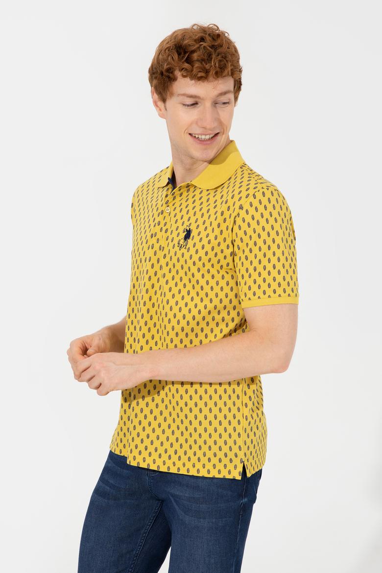 Erkek Safran Polo Yaka Tişört - 50249167026