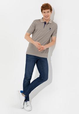 Erkek Haki Polo Yaka Tişört - 50249167008