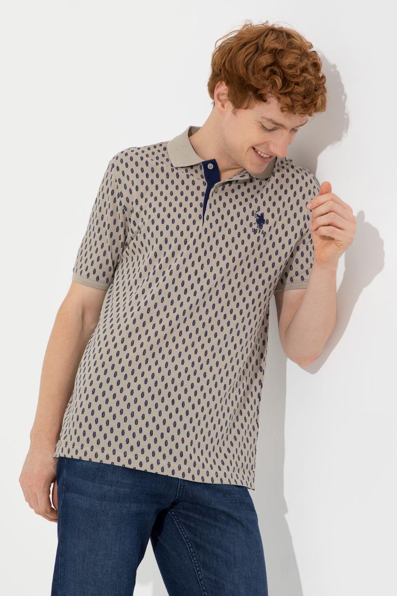 Erkek Haki Polo Yaka Tişört - 50249167008