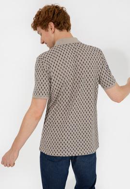 Erkek Haki Polo Yaka Tişört - 50249167008