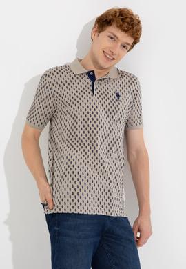 Erkek Haki Polo Yaka Tişört - 50249167008