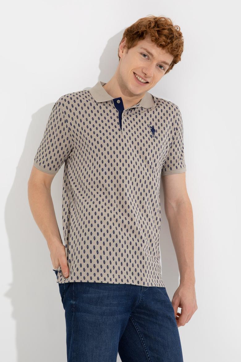 Erkek Haki Polo Yaka Tişört