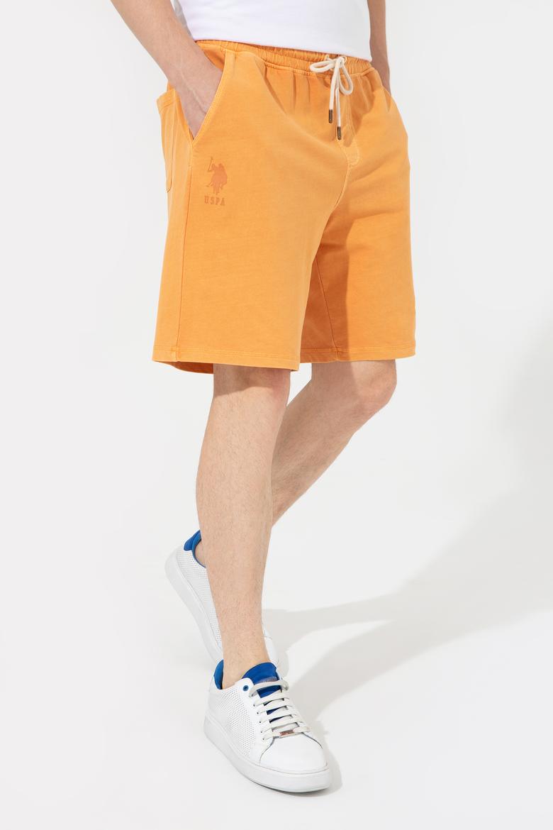 Erkek Turuncu Örme Şort - 50246582041