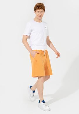 Erkek Turuncu Örme Şort - 50246582041