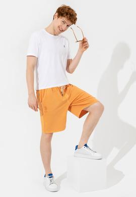 Erkek Turuncu Örme Şort - 50246582041