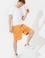 Erkek Turuncu Örme Şort