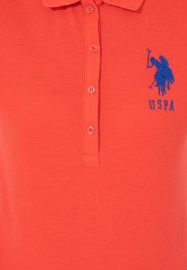 Kadın Kırmızı Basic Polo Yaka Tişört - 50246283101