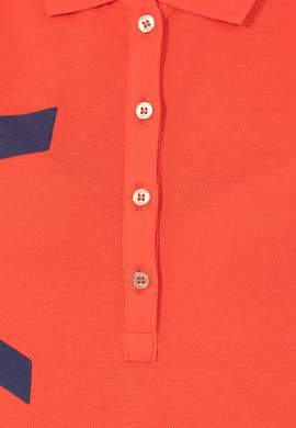 Kadın Kırmızı Polo Yaka Örme Elbise - 50251939048