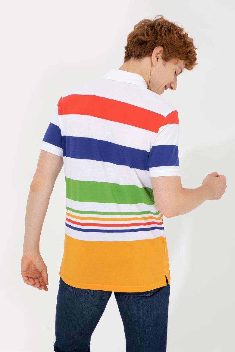 Erkek Koyu Sarı Polo Yaka Tişört - 50249172025