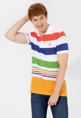 Erkek Koyu Sarı Polo Yaka Tişört - 50249172025