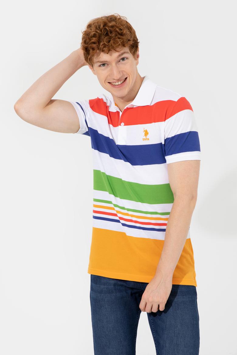 Erkek Koyu Sarı Polo Yaka Tişört - 50249172025